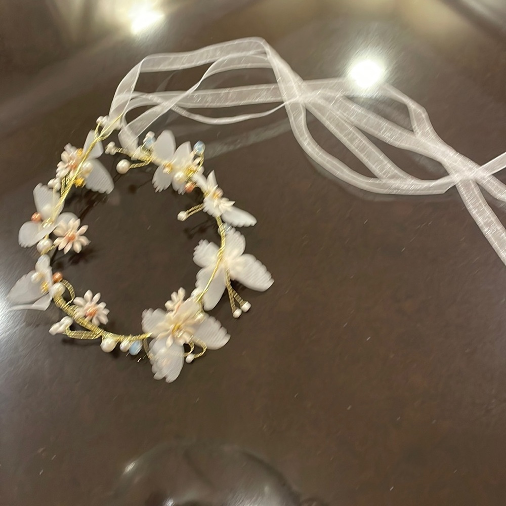 Girls beaded headpiece